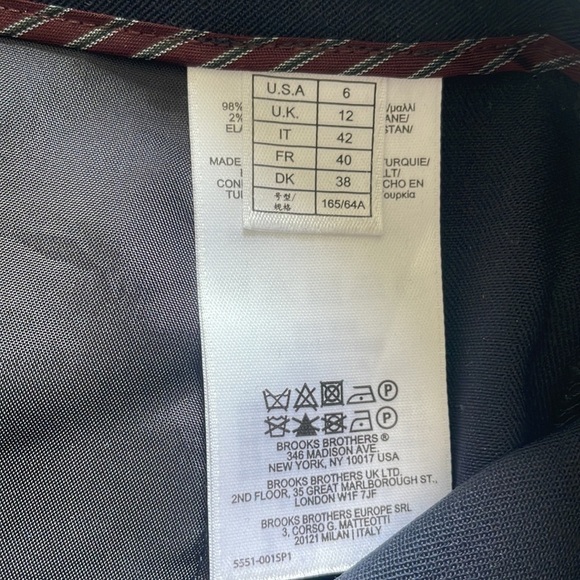 Brooks Brothers Wool Blend Straight Leg Dress Pants Size 6 - Picture 11 of 13